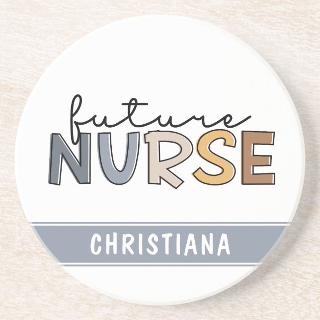 Porta-copos Enfermeiro Futuro Personalizado | Enfermagem de pr (Frente)
