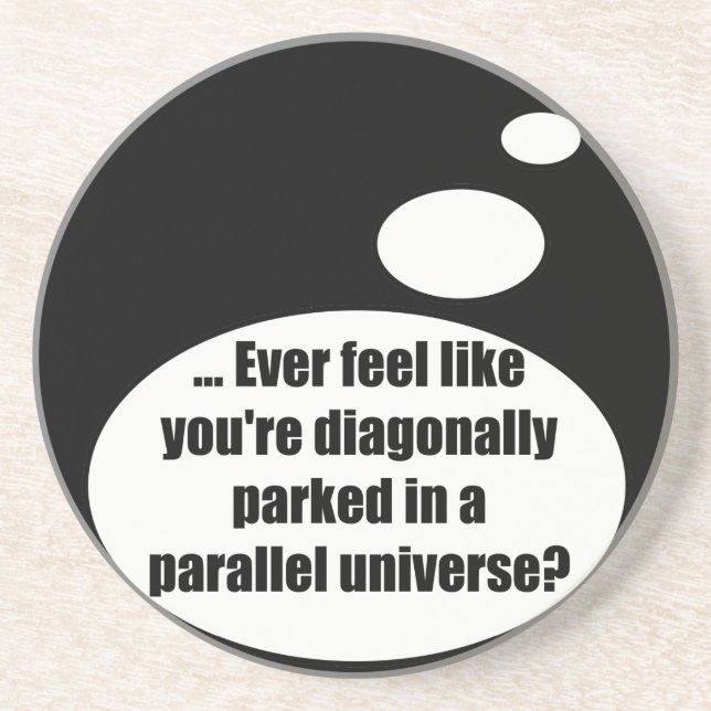 Porta copos engraçada do arenito (Frente)