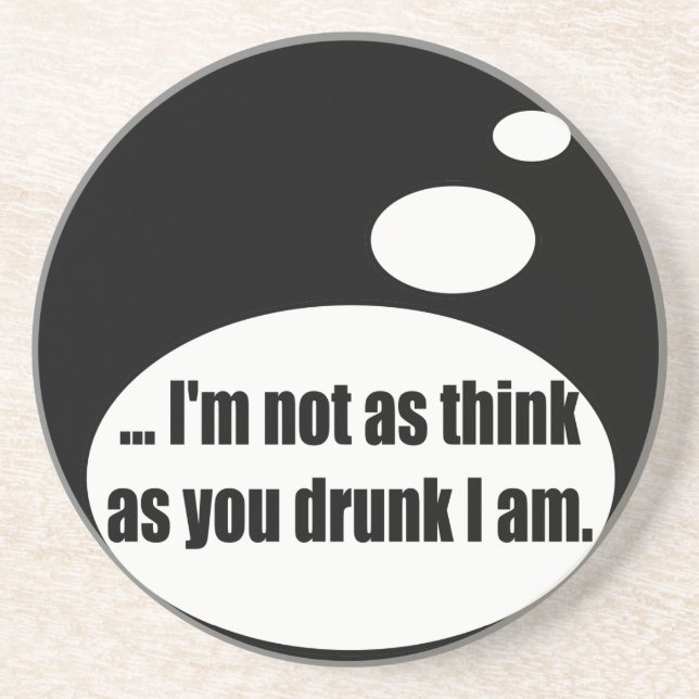 Porta copos engraçada do arenito (Frente)