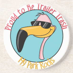 Porta copos engraçada do arenito do parque de