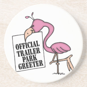 Porta copos engraçada do arenito do parque de