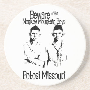 Porta copos engraçada do arenito do parque de