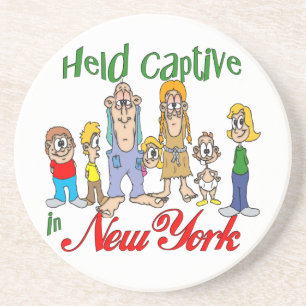 Porta copos engraçada do arenito do parque de