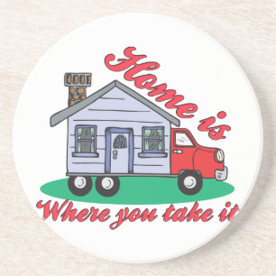 Porta copos engraçada do arenito do parque de