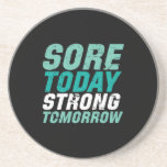 Porta-copos Engraçado Loja de Malhações de Gym hoje forte aman<br><div class="desc">Amanhã, Amanhã, Amanhã Forte. Design engraçado e humorístico para aqueles que vão à academia, correm em esteira, exercícios e exercícios. Esta mercadoria malhação de motivação para o ginásio é excelente de vestir quando se faz esquadrão, se levanta peso, se constrói músculos no ginásio. Perfeito para fisiculturista, instrutor de ginástica e...</div>