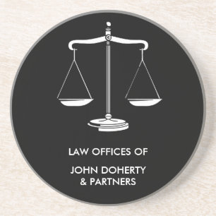 Porta-copos Escalas da Justiça  Clássico