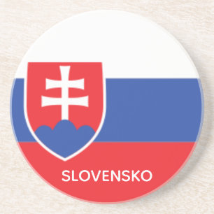 Porta-copos Eslováquia Bandeira Eslovaca Emblema Europa