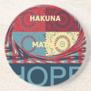 Porta-copos Esperança pacífica: Um Design Calmante Hakuna Mata