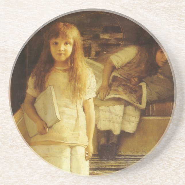 Porta-copos Este é o nosso canto por Sir Lawrence Alma Tadema (Frente)