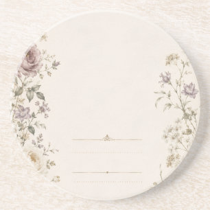 Porta-copos Estilo de papelaria de casamento de jardim vintage