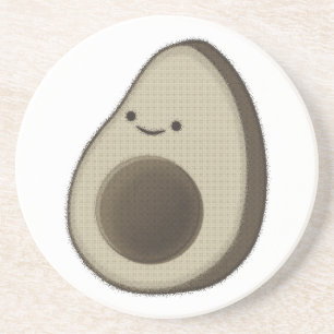 Porta-copos Estilo Vintage Desenho Avocado