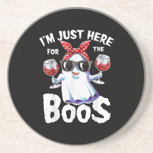 Porta-copos Estou aqui só para as mulheres do Boos Halloween