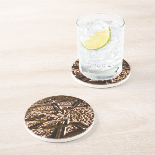 Porta-copos Estrelas de argila terrestre