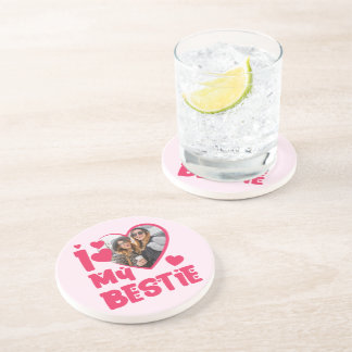 Porta-copos Eu Amo A Minha Melhor Foto Personalizada De Design