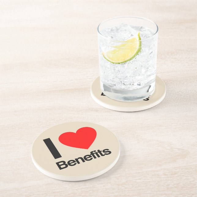 Porta-copos eu amo benefícios (Lateral)