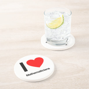 Porta-copos eu amo matemáticos