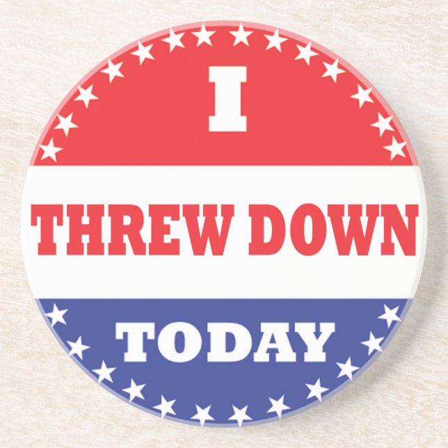Porta-copos Eu Joguei Para Baixo Hoje (Frente)