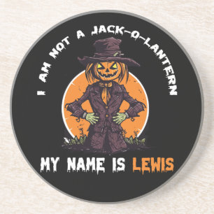 Porta-copos Eu Não Sou um Jack-o-Lantern Meu Nome é Lewis