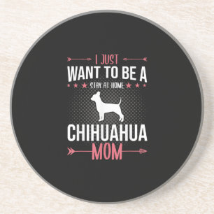 Porta-copos Eu Só Quero Ficar Em Casa Cachorro Chihuahua Mãe