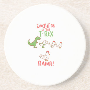 Porta-copos Evolução Do T-Rex RAWR! Funny Dino Chicken