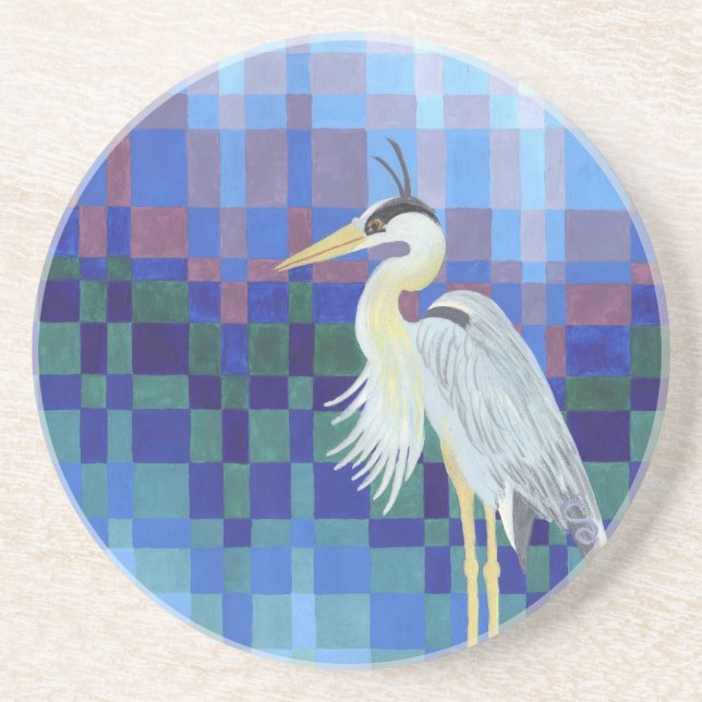 Porta-copos Excelente Blue Heron (Frente)