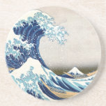 Porta-copos Excelente Wave Off Kanagawa Hokusai Fine Art<br><div class="desc">A Onda de Excelente, ou A Onda, ou A Onda de Excelente de Kanagawa 葛 飾 斎"神 奈 川 沖 浪36 Views do Monte Fuji 北 A Onda de Excelente de Kanagawa é um famoso impressão de bloco de madeira do artista japonês Hokusai. Foi publicado em 1832 (Período Edo) como...</div>