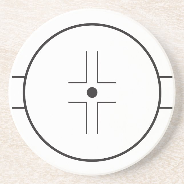 Porta-copos Face-fora circle (Frente)