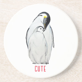 Porta-copos Família bonita de pinguins imperadores T-Shirt