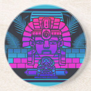 Porta-copos Faraó Synthwave