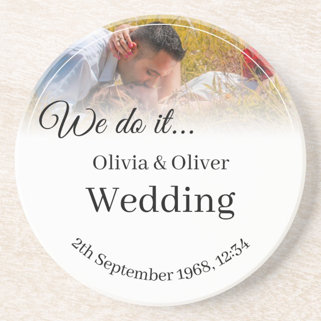 Porta-copos Fazemos isso - beijando Casal num Prado (Frente)