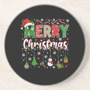 Porta-copos Felicidades Natal Chapéu Vermelho do Papai Noel Re
