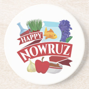 Porta-copos Feliz Ano Novo Persa de Nowruz