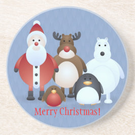 Porta-copos Feliz Natal