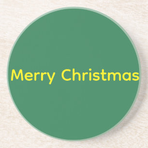 Porta-copos Feliz Natal Verde