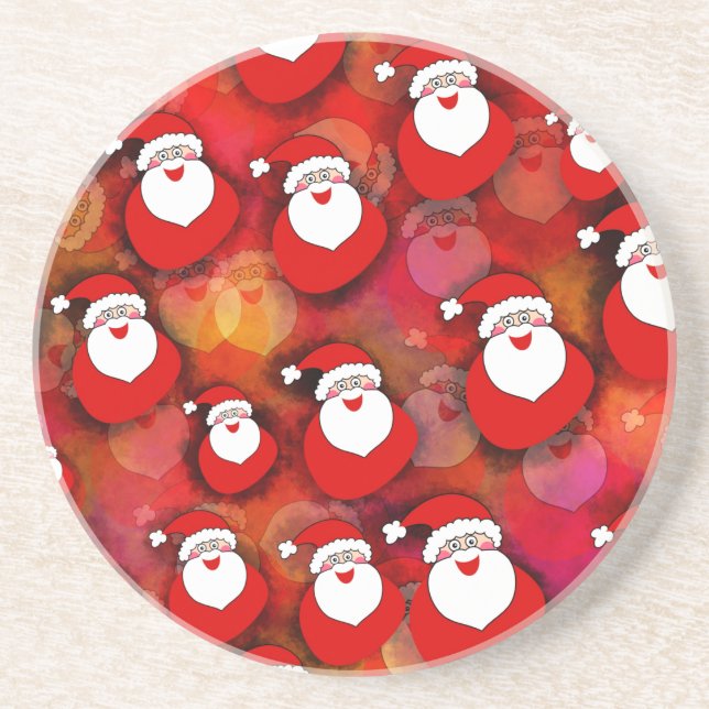 Porta-copos Feliz Pai Natal Sem Olhos (Frente)