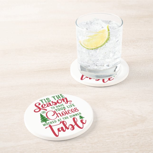 Porta-copos Festa de design de Natal (Lateral)