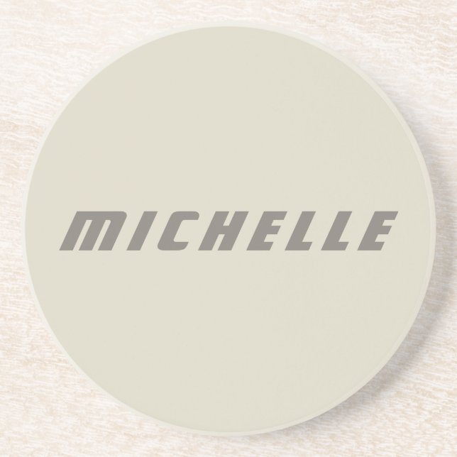 Porta-copos Ficção científica profissional moderna minimalista (Frente)