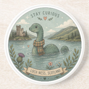 Porta-copos Fique Curioso Aconchegante Críptido Nessie Monstro