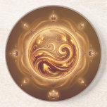Porta-copos  Fire Oracle Orb<br><div class="desc">The Fire Oracle Orb embodies the essence of passion, power, and transformation. Encased within a radiant sphere of glowing embers and flowing flame, it represents the inner fire that fuels confidence, courage, and personal evolution. With rich tones of gold, amber, and deep crimson, this design captures the balance between intensity...</div>