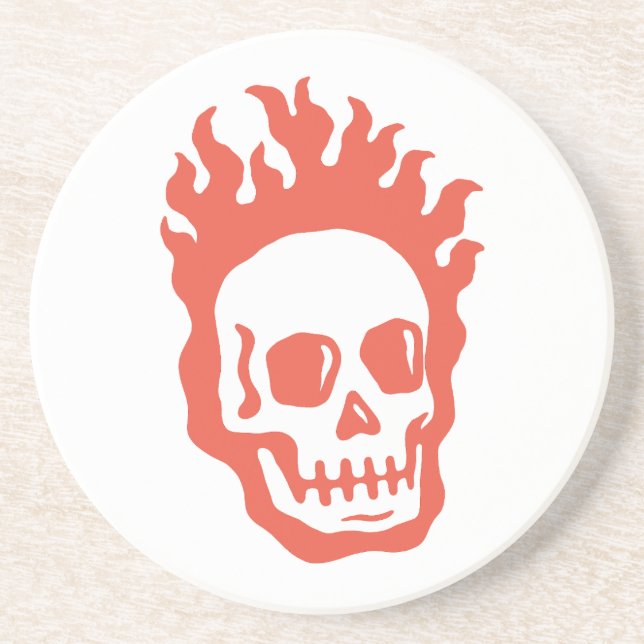 Porta-copos Fire Skull (Frente)