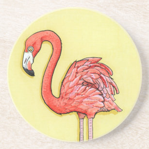 Porta-copos Flamingo Rosa