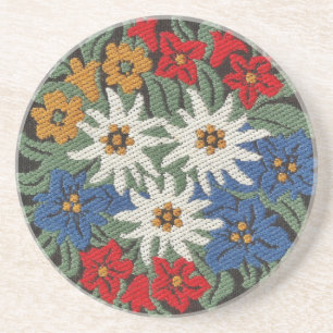 Porta-copos Flor alpino suíço Edelweiss