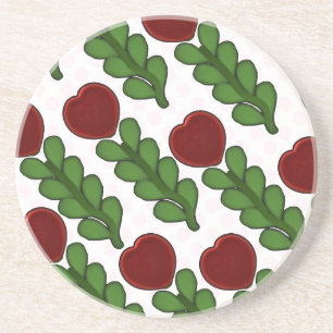 Porta-copos Flor Botânica de Coração Radiante