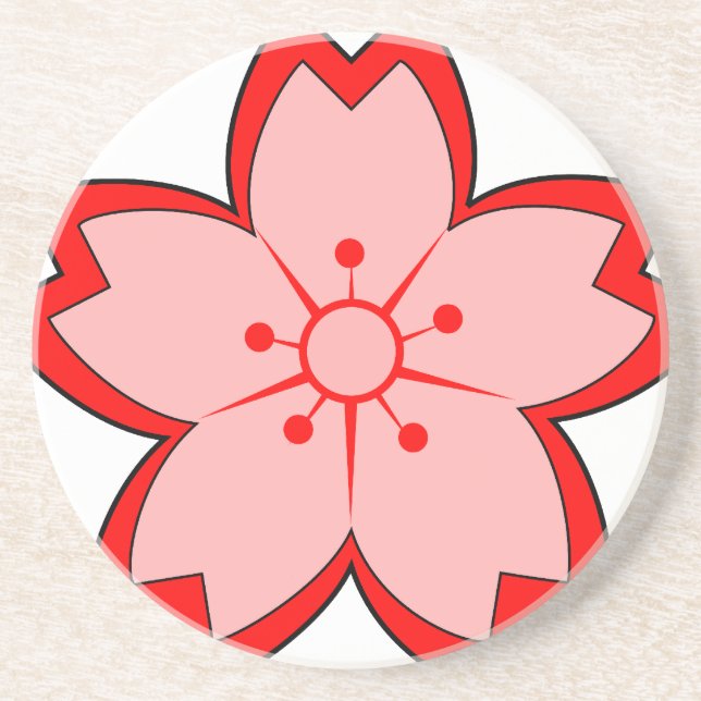 Porta-copos Flor de Cereja Japonês (Frente)