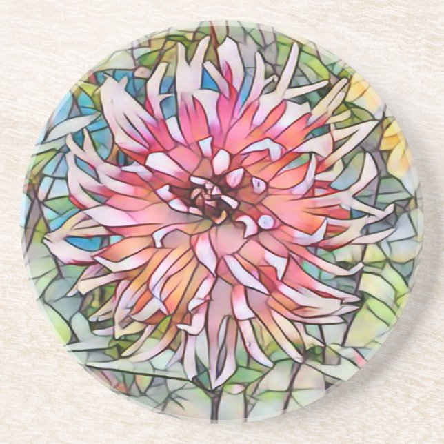 PORTA-COPOS FLOR DE DÁLIA (Frente)