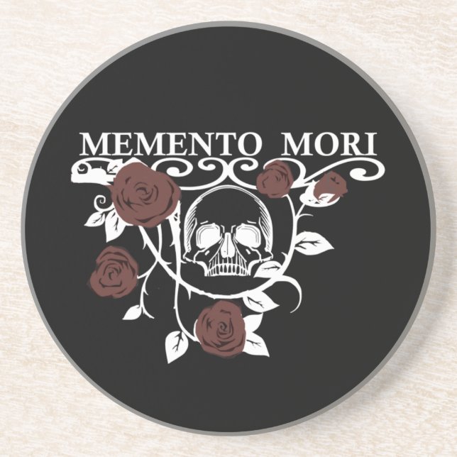 Porta-copos flor de memento mori (Frente)