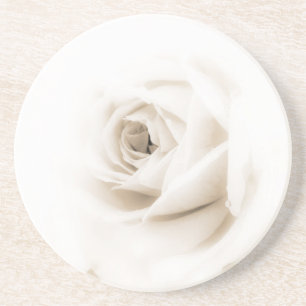 Porta-copos Flor do rosa branco