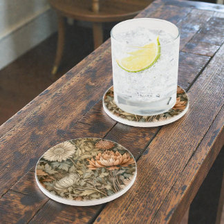 Porta-copos Floral Outono William Morris