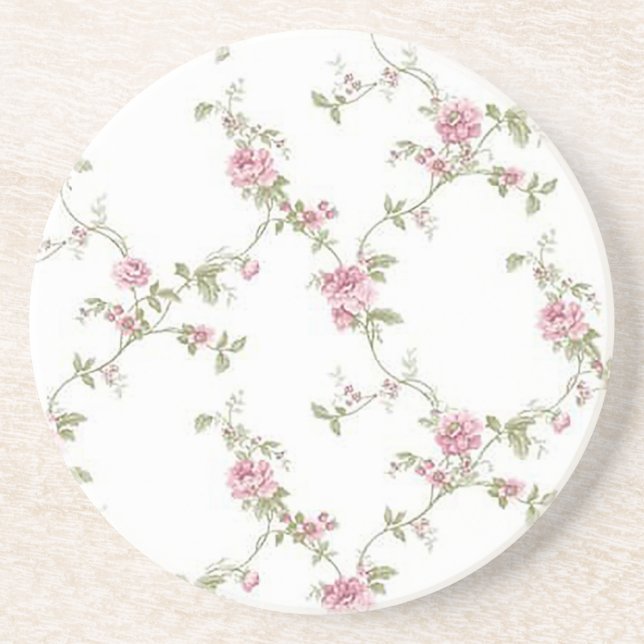 Porta-copos Floral Simples (Frente)