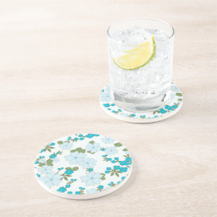 Porta-copos Flores Azuis, Padrão Floral, Padrão De Flores